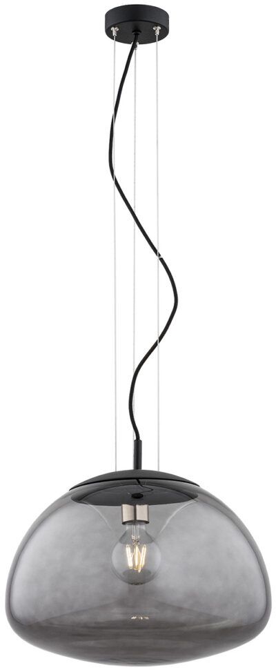 Argon Trini lampa wisząca 1x15W przydymiony/czarny/mosiądz 4350