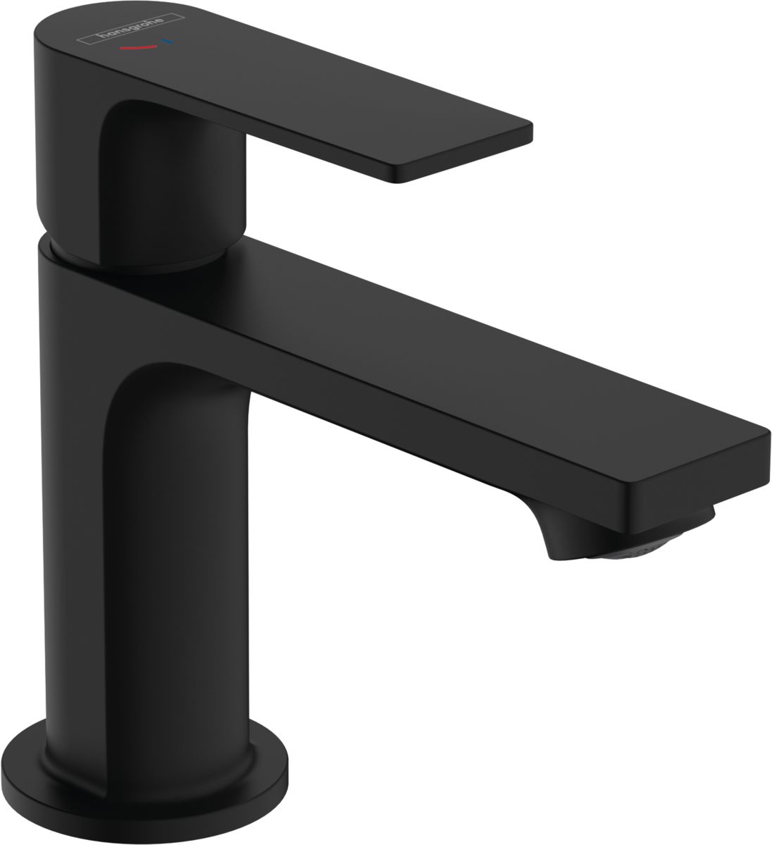 Hansgrohe Rebris E bateria umywalkowa stojąca CoolStart czarny mat 72553670