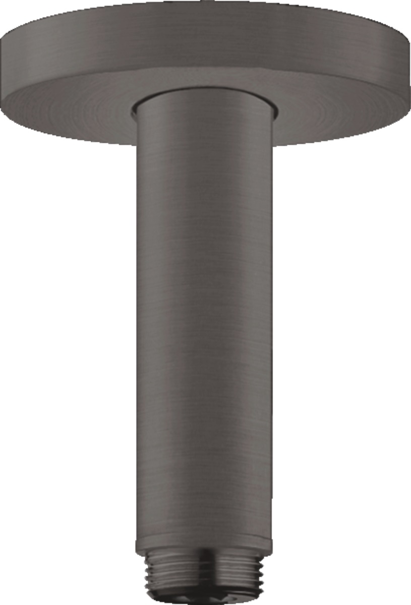 Hansgrohe ramię prysznicowe 10 cm sufitowe czarny chrom szczotkowany 27393340