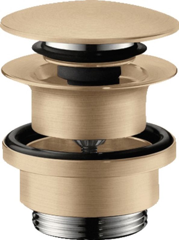 Hansgrohe komplet odpływowy Push-Open G1 1/4 brąz szczotkowany 50100140 - Wysyłka w 24h