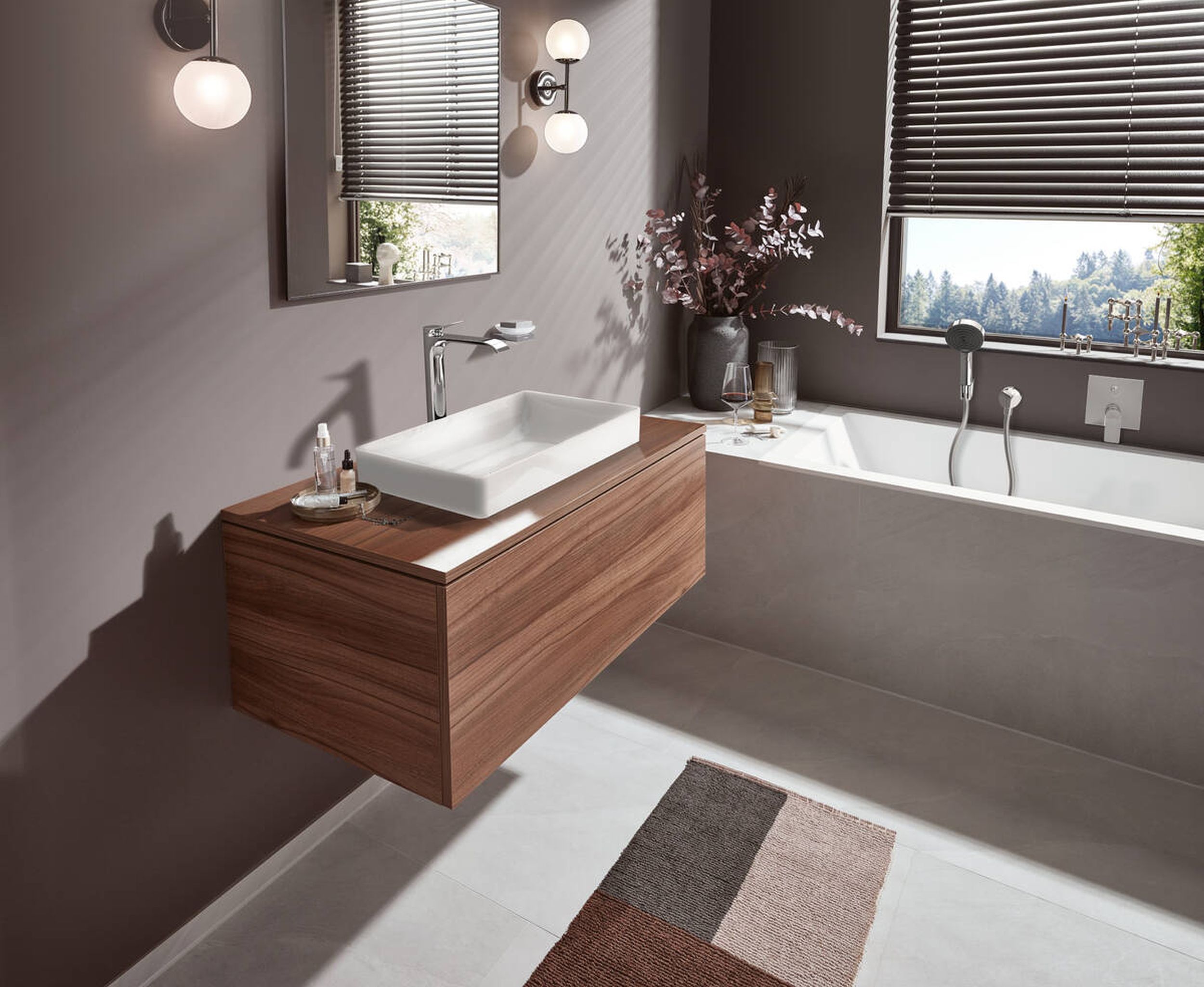 Hansgrohe Vivenis bateria umywalkowa stojąca wysoka EcoSmart chrom 75040000 - Wysyłka w 24h