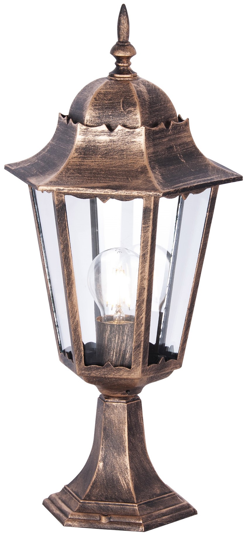 Kaja Lozana lampa stojąca zewnętrzna 1x60W czarna/złota K-5006SCZARNY/ZŁOTY