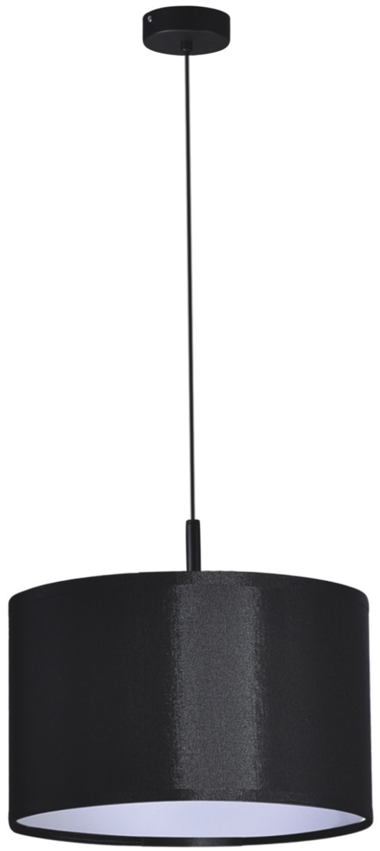 Kaja Simone Black lampa wisząca 1x60W czarna K-4320