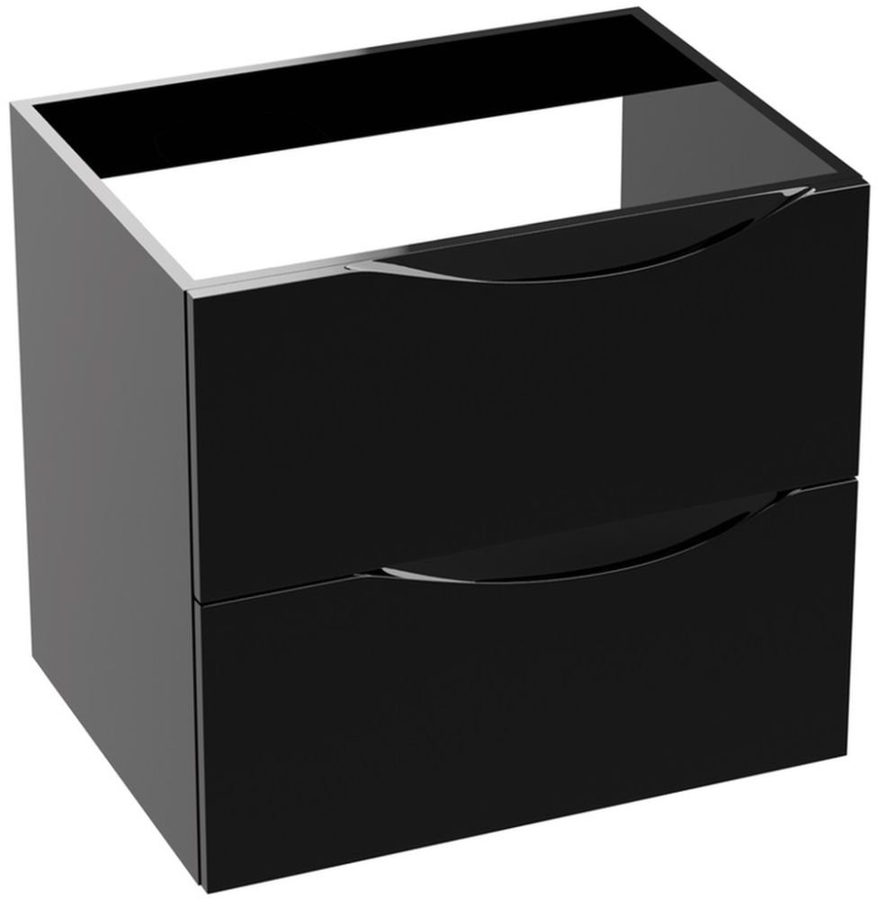 LaVita Kolorado szafka 60 cm podumywalkowa wisząca czarny połysk