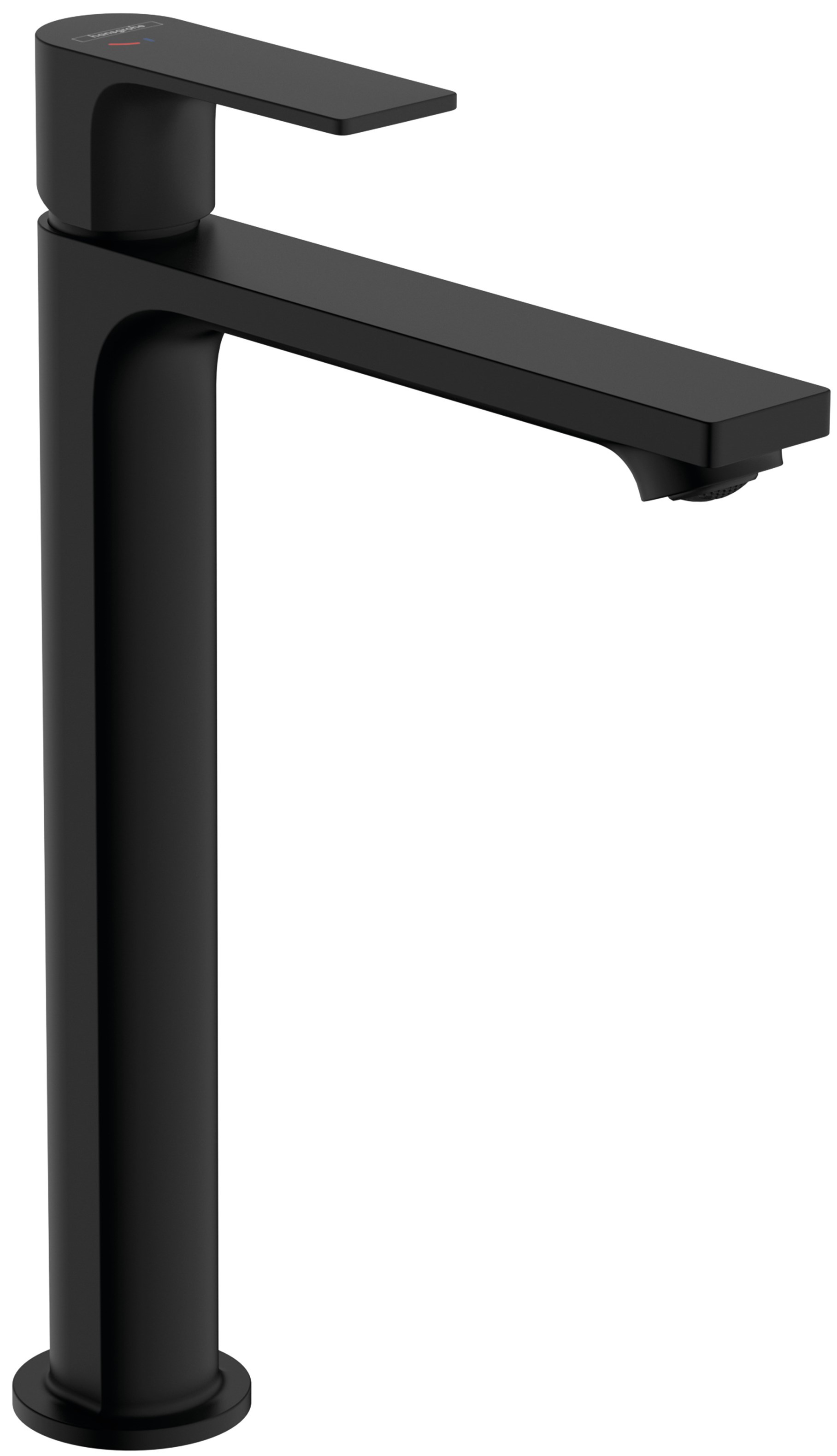 Hansgrohe Rebris E bateria umywalkowa stojąca czarny mat 72591670