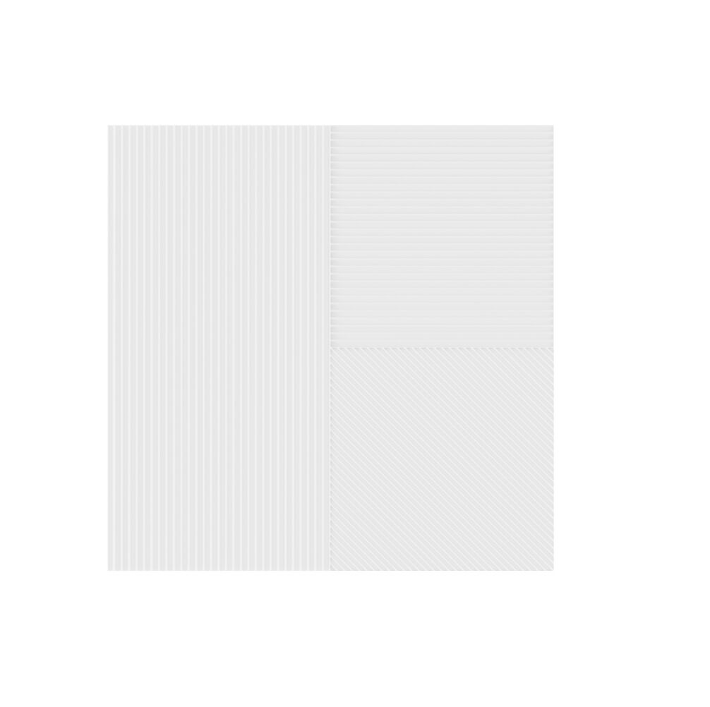 Peronda Harmony Lins White płytka ścienna 20x20 cm biała