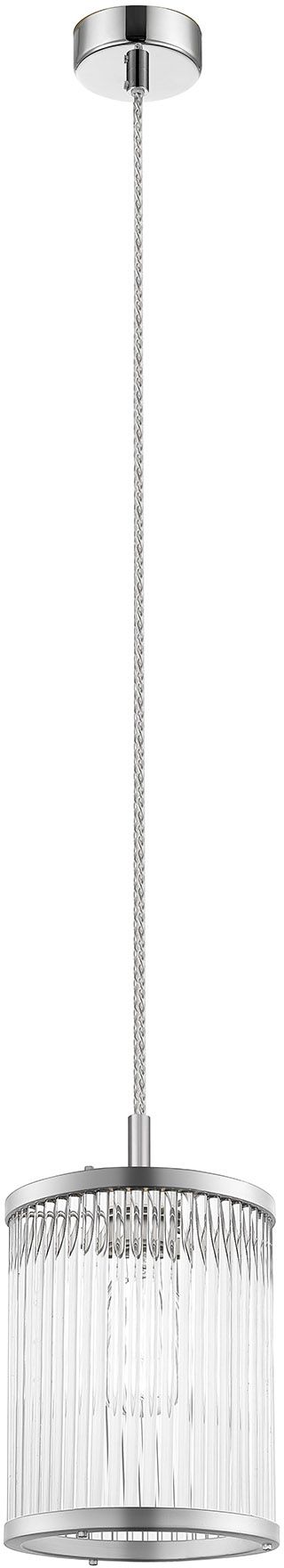 Zuma Line Sergio lampa wisząca 1x60W chrom/szkło przezroczyste P0528-01F-F4AC