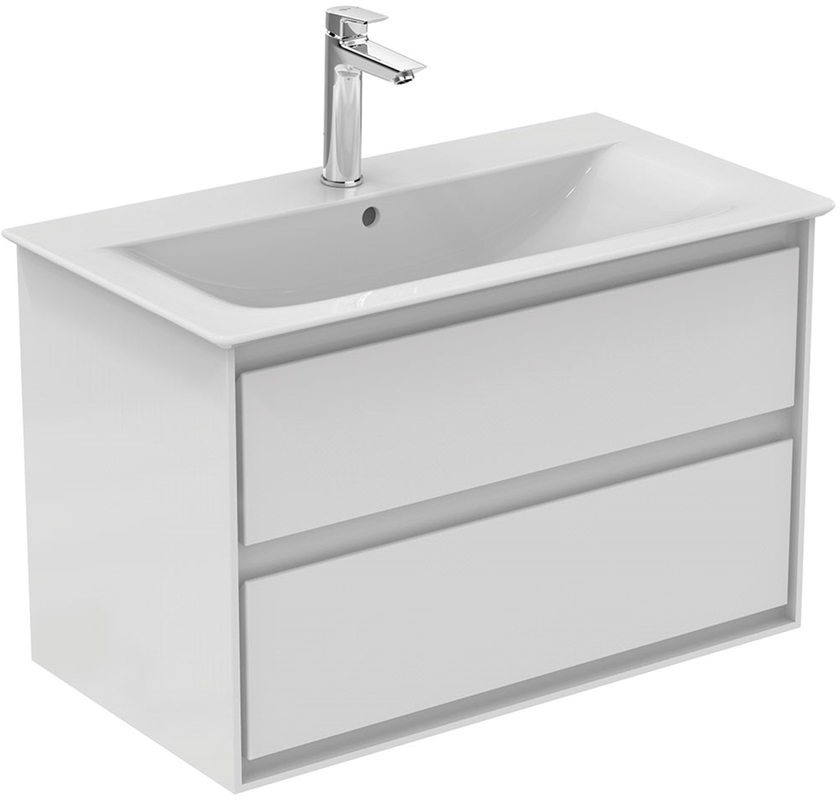 Ideal Standard Connect Air szafka 80 cm podumywalkowa wisząca biały połysk/biały mat E0819B2