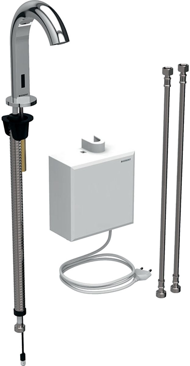 Geberit Piave bateria umywalkowa stojąca termostatyczna elektroniczna chrom 116.167.21.1