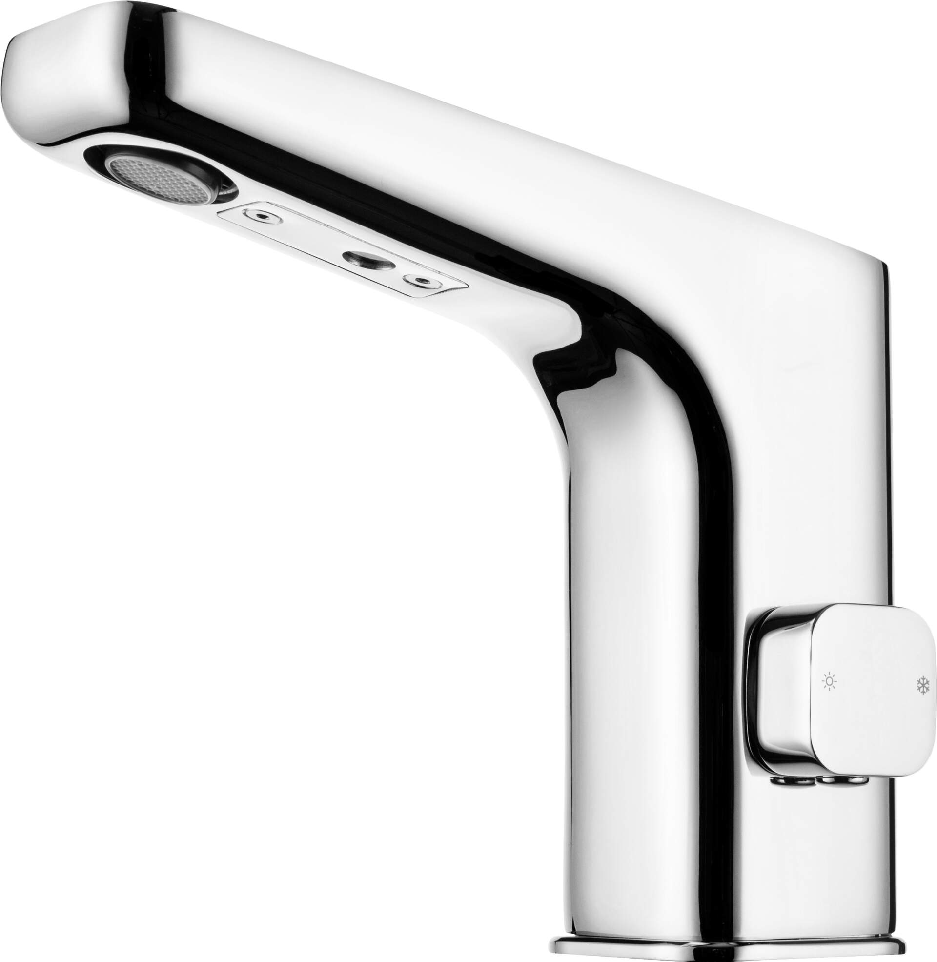 Deante Hiacynt bateria umywalkowa stojąca elektroniczna chrom BQH_029V