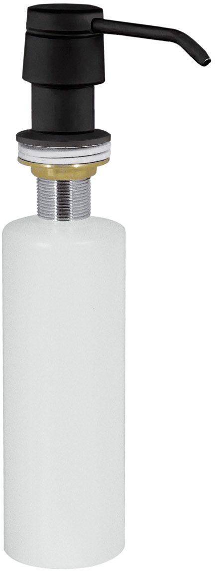 Tres Selection dozownik do mydła 400 ml blatowy czarny mat 1.34.741.10