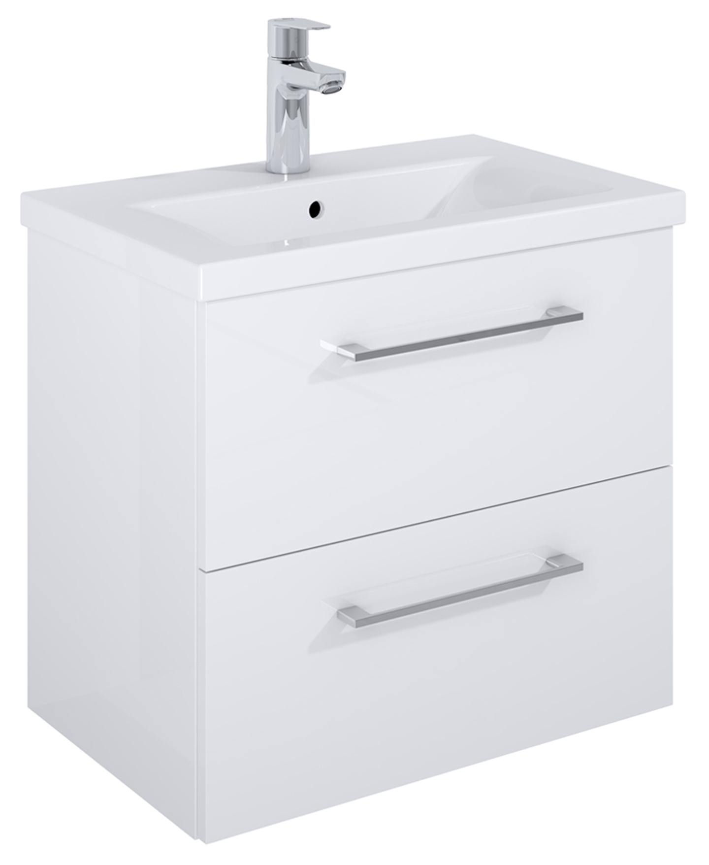 Roca Roma Compact szafka 60x38,4x53 cm podumywalkowa wisząca biały połysk A857952806