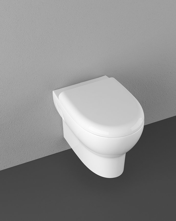 Isvea Absolute miska WC wisząca Rimless biała 10AB02002