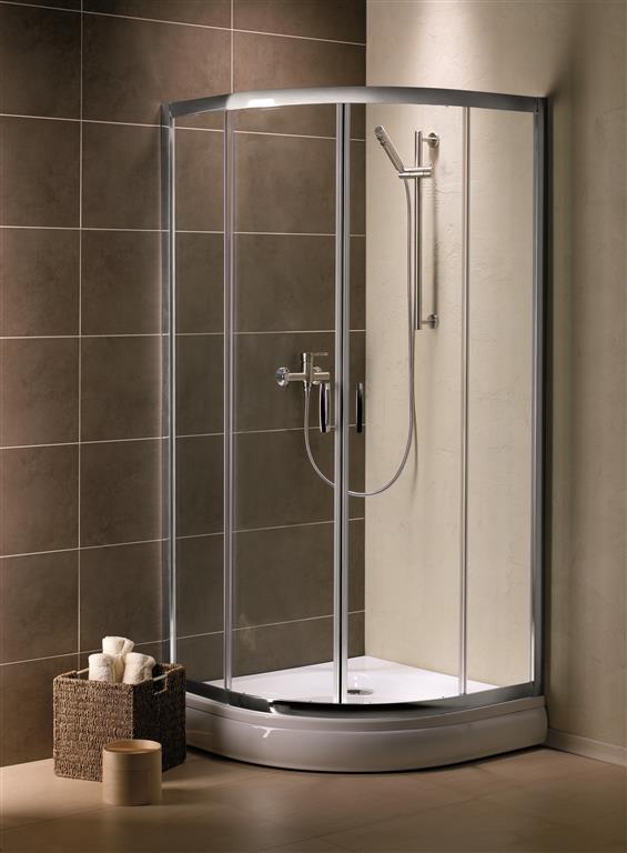 Radaway Premium Plus A 1900 kabina prysznicowa 80x80 cm półokrągła chrom/szkło brązowe 30413-01-08N