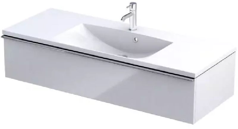 Oristo Etna szafka 120 cm podumywalkowa wisząca biały połysk OR52-SD1S-120-1