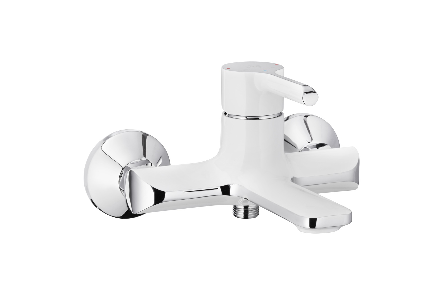KFA Armatura Angelit bateria wannowo-prysznicowa ścienna biały/chrom 4724-010-40