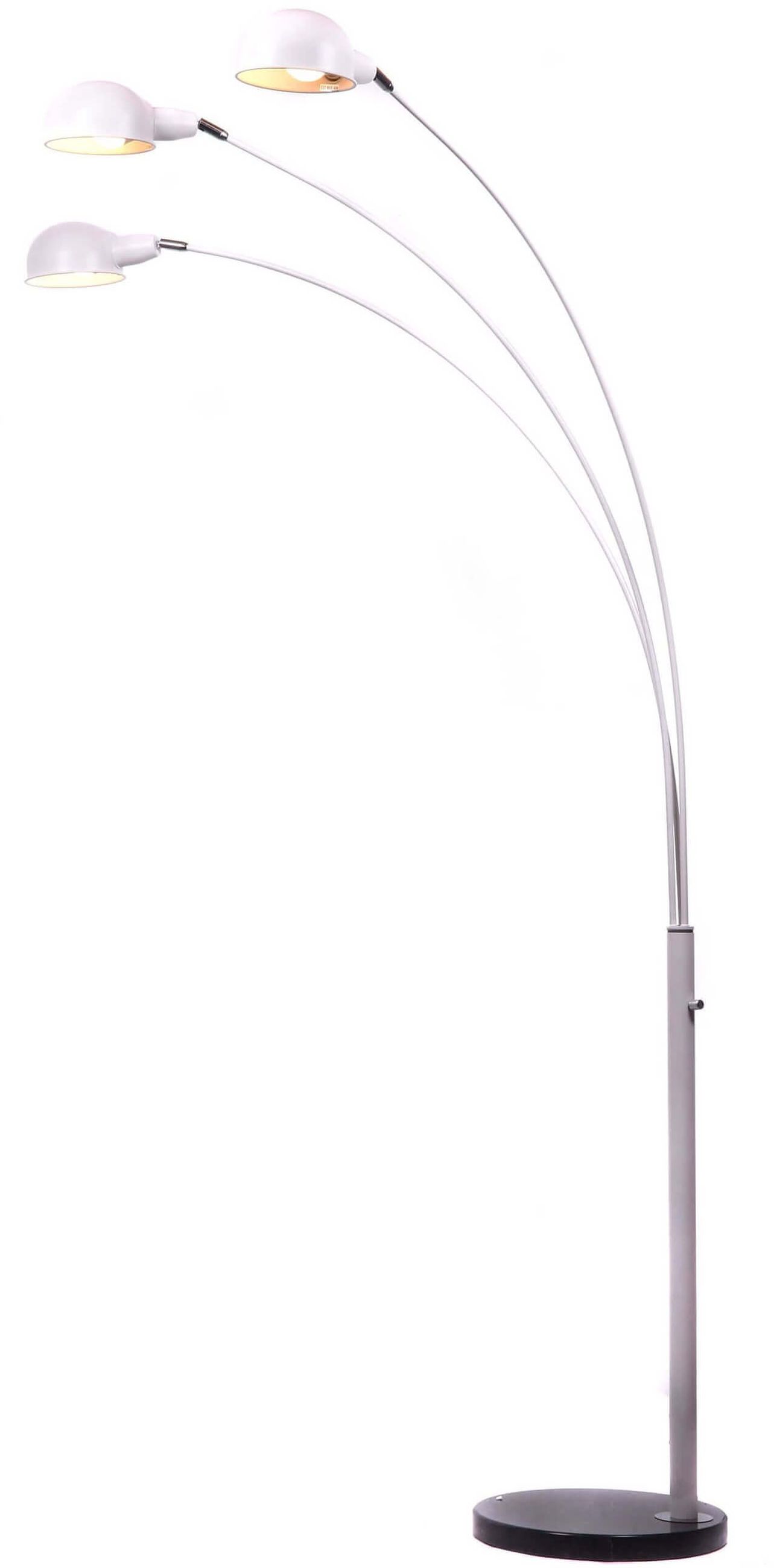 Lumina Deco Wallscot lampa stojąca 3x40W biała LDF8801-3WT