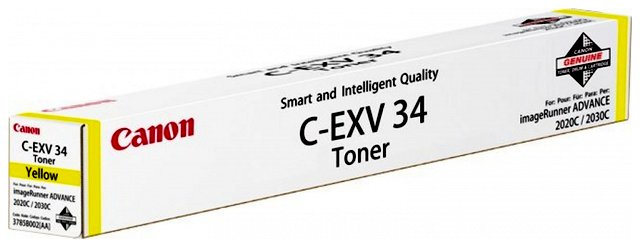 Wyprzedaż Oryginał Zgodny toner Canon CEXV34Y do iR C-2020/2030 I 19 000 str. | yellow
