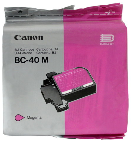 Wyprzedaż Oryginał Zgodny tusz Canon BC40M 0892A003 do Canon CJ7 CJ10 CLC7 CLC10 | 1500 str. | magenta, pudełko zastępcze, oryginalny airbag/folia
