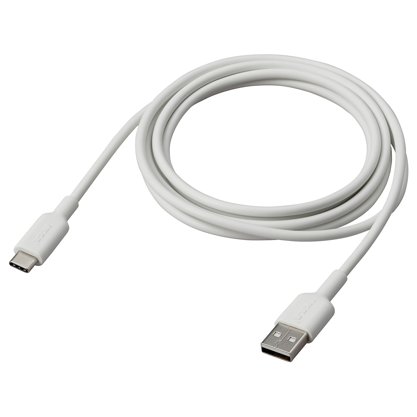 IKEA SITTBRUNN USB-A na USB-C, biały, 2 m
