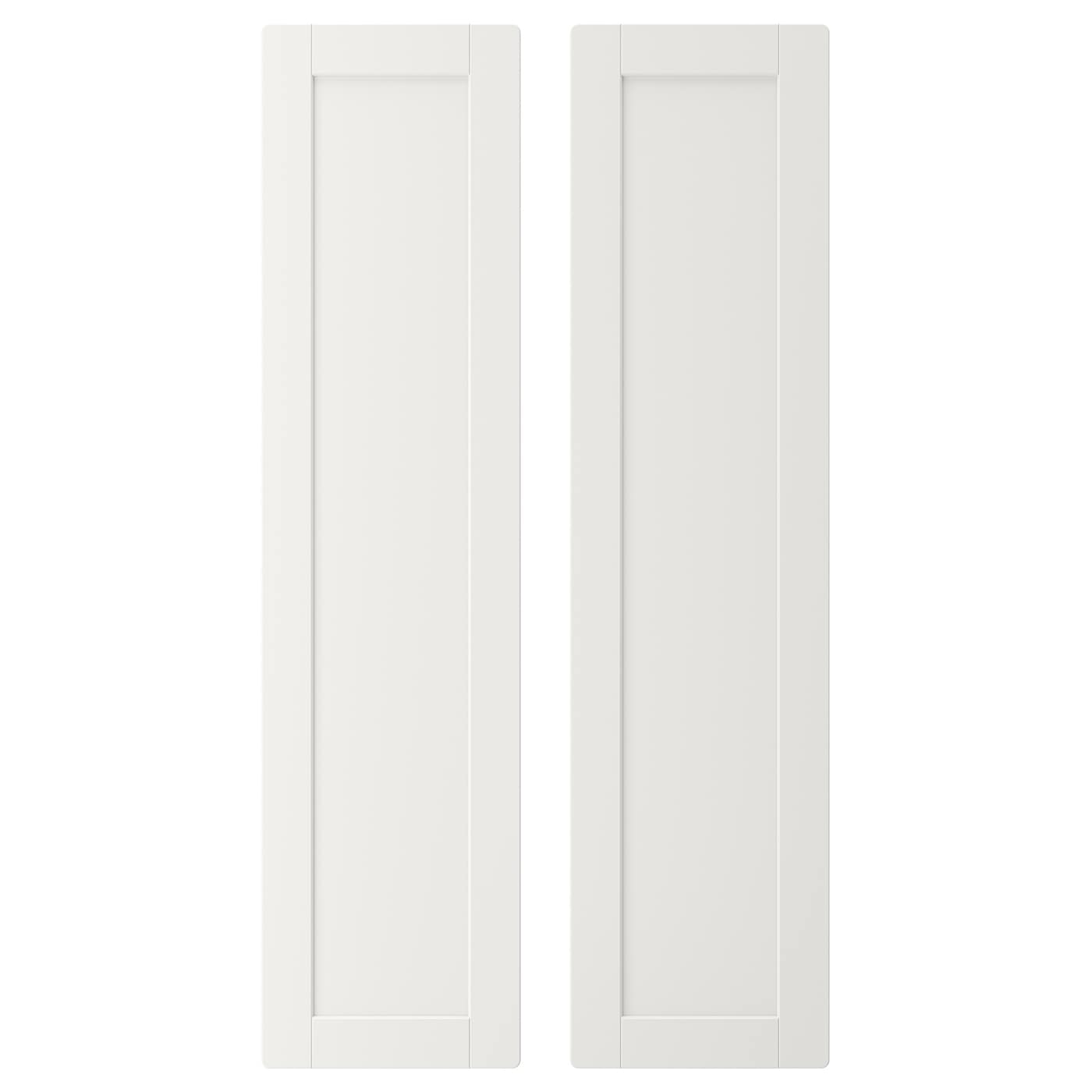 IKEA SMÅSTAD drzwi, biały/biała rama, 30x120 cm