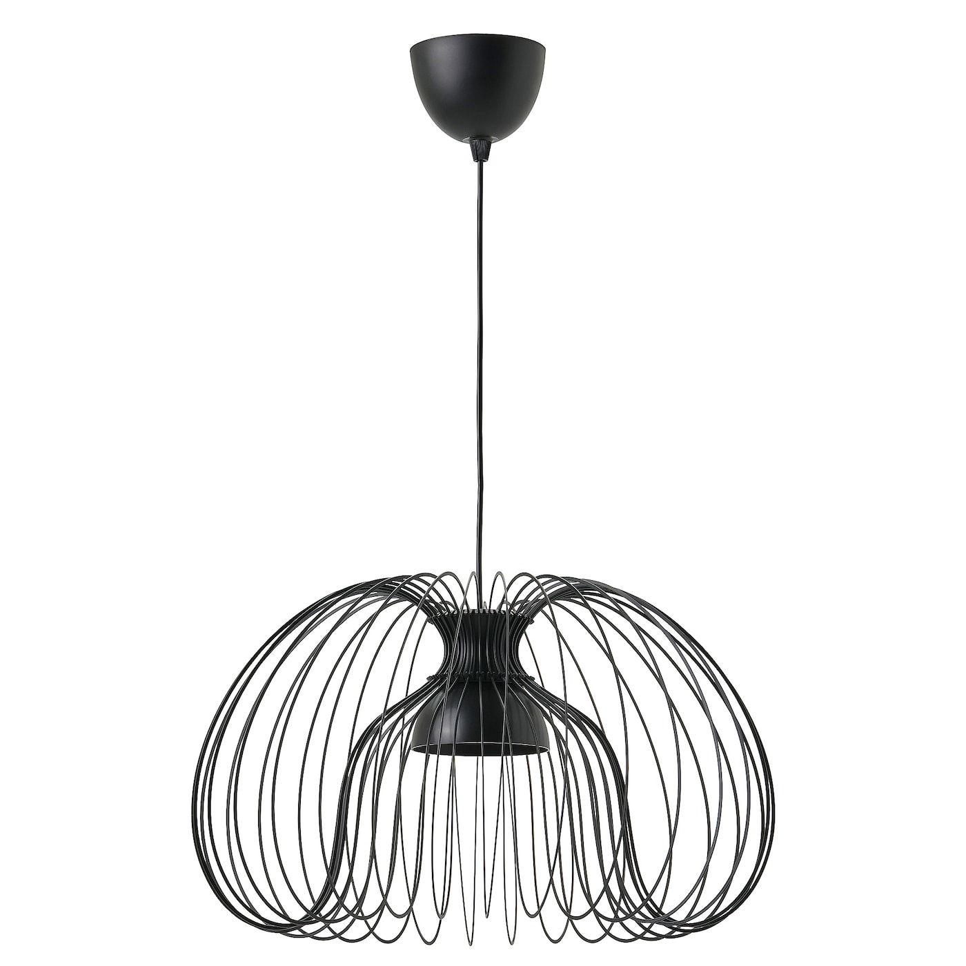 IKEA KALLFRONT / HEMMA lampa wisząca, czarny, 52 cm