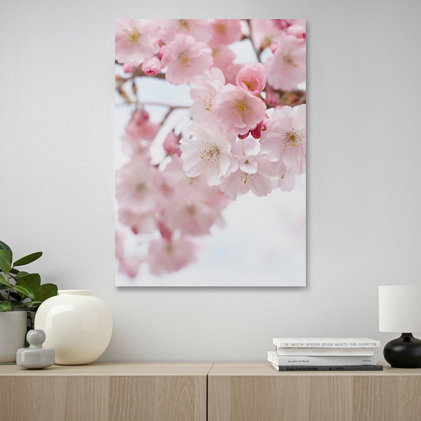 IKEA PJÄTTERYD obraz, kwiat wiśni/różowy, 50x70 cm