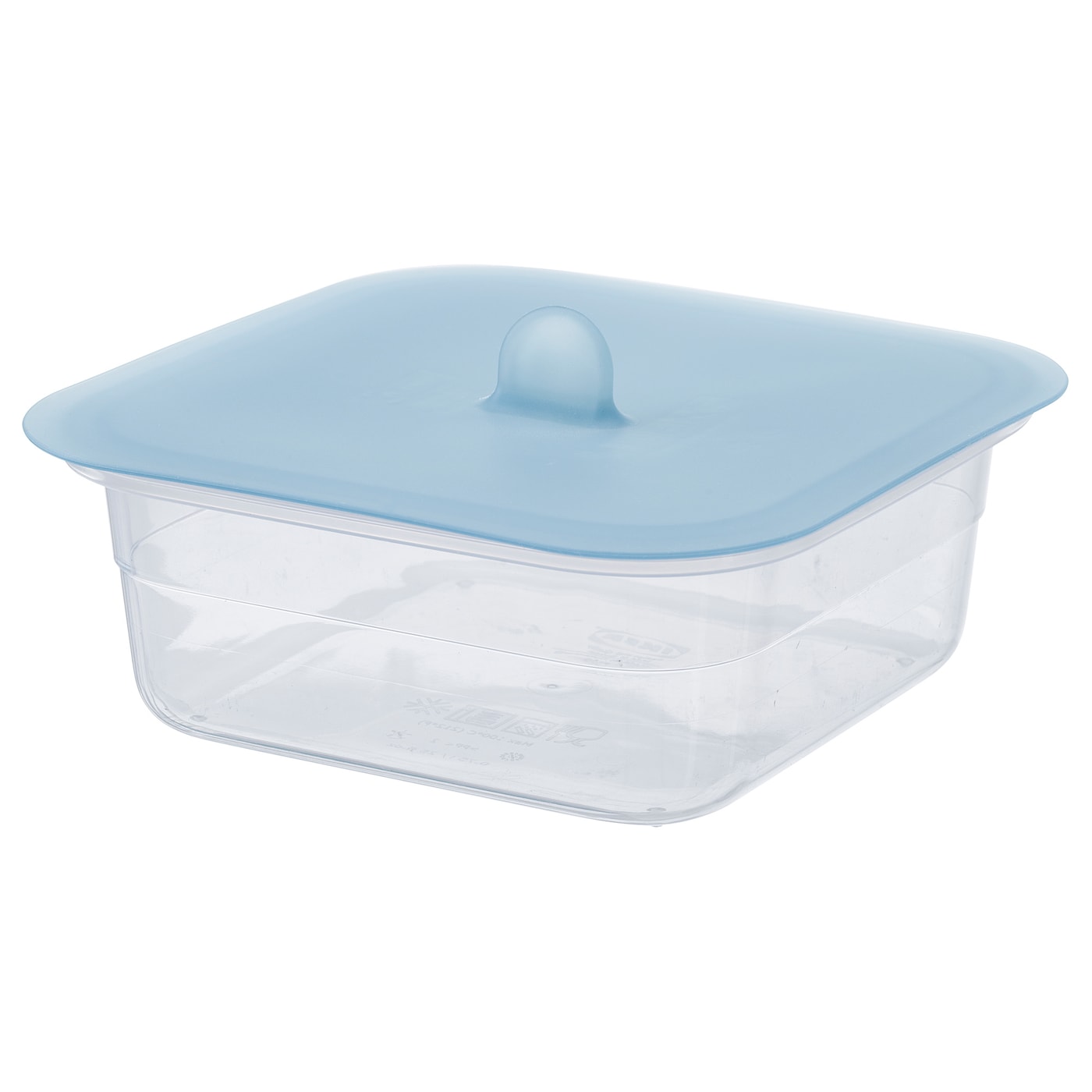 IKEA IKEA 365+ pojemnik na żywność z pokrywką, kwadrat plastik/silikon, 750 ml