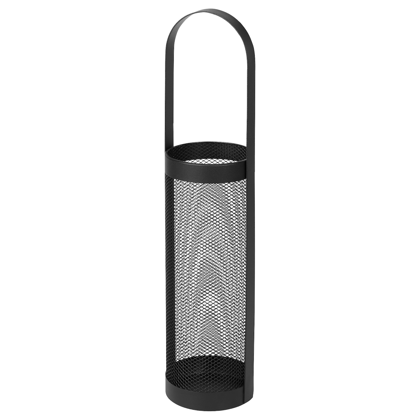 IKEA ANTENNER stojak na parasole, czarny, 16x16x65 cm
