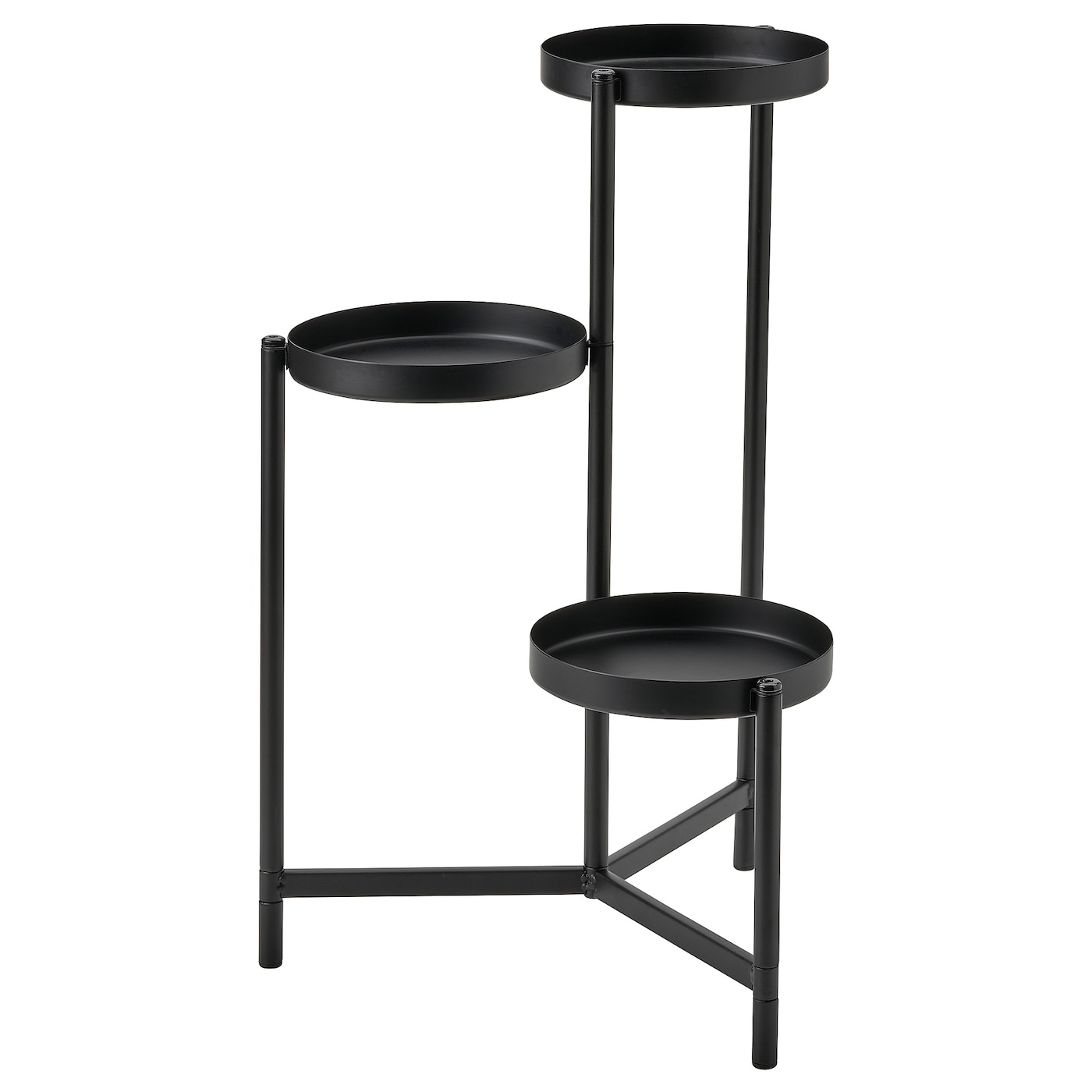 IKEA OLIVBLAD stojak na doniczkę, do wewnątrz/na zewnątrz czarny, 58 cm