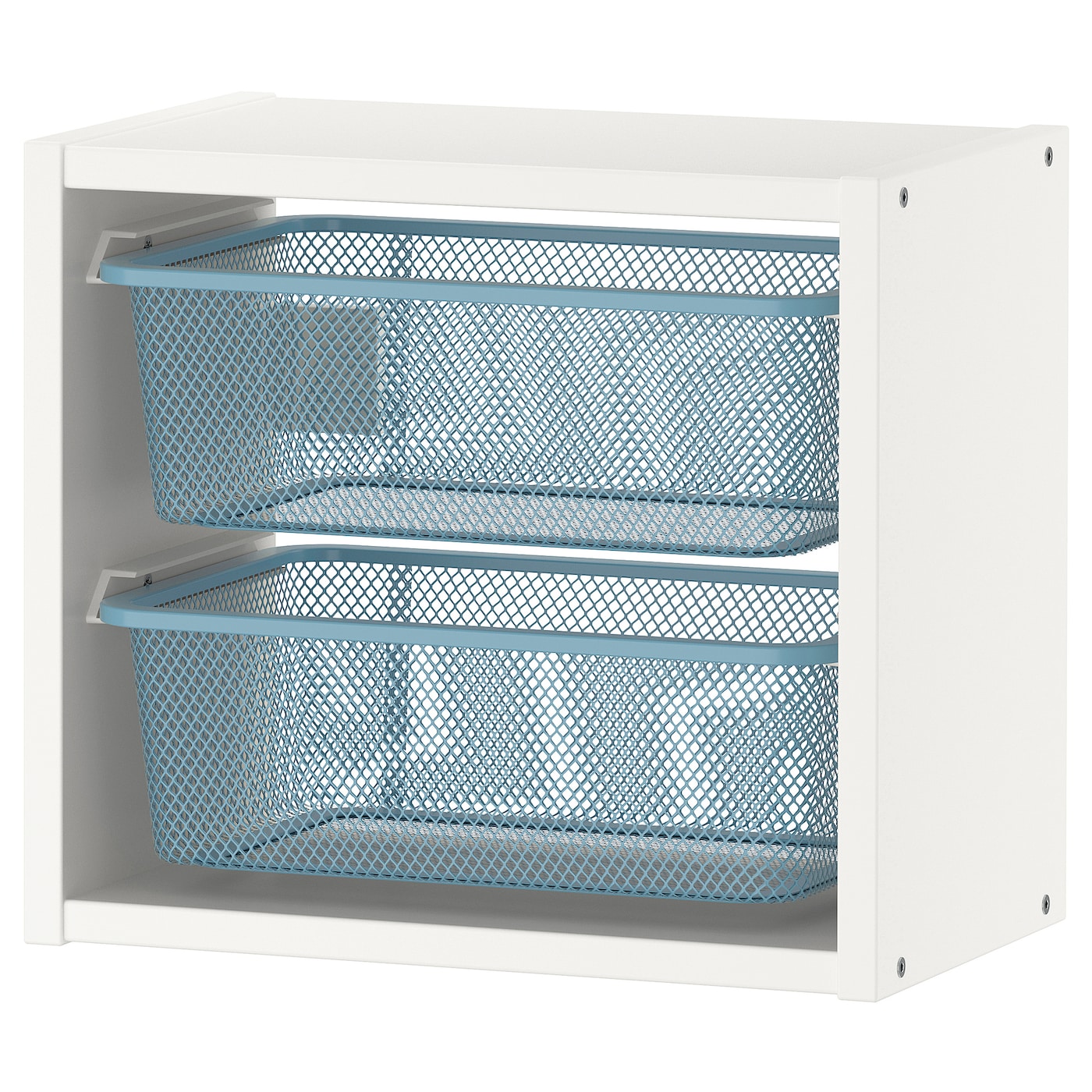 IKEA TROFAST szafka ścienna, biały/szaroniebieski, 34x21x30 cm