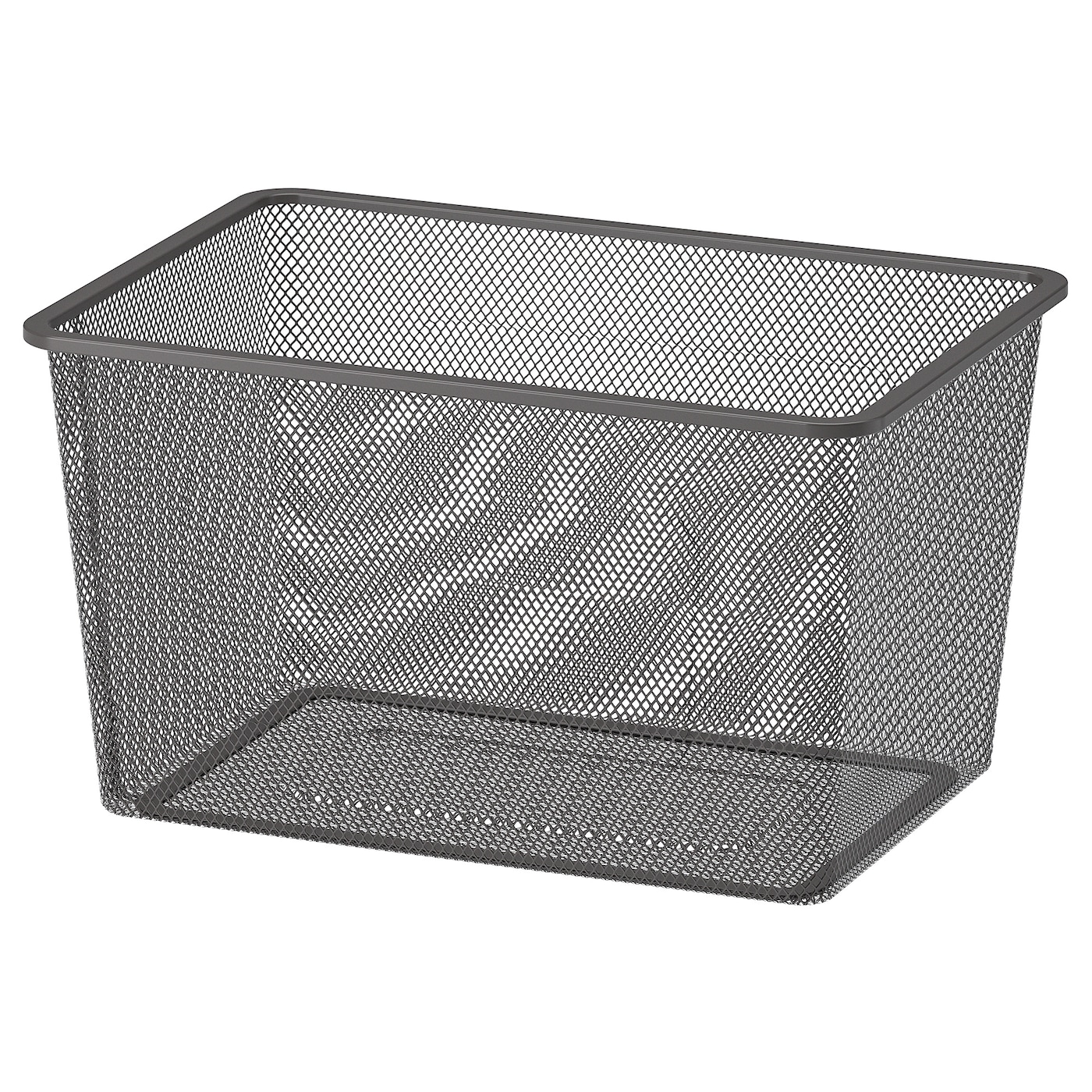 IKEA TROFAST pojemnik druciany, ciemnoszary, 42x30x23 cm