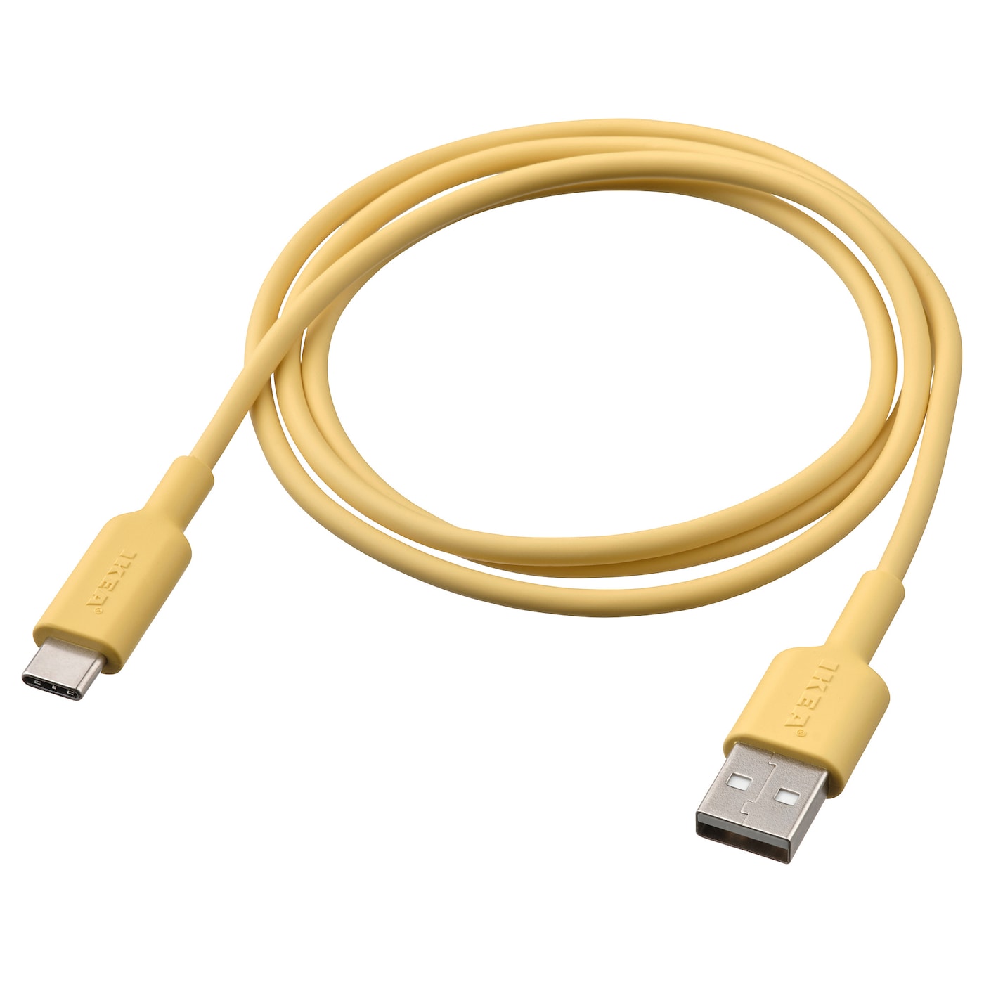 IKEA SITTBRUNN USB-A na USB-C, jasnożółty, 1 m