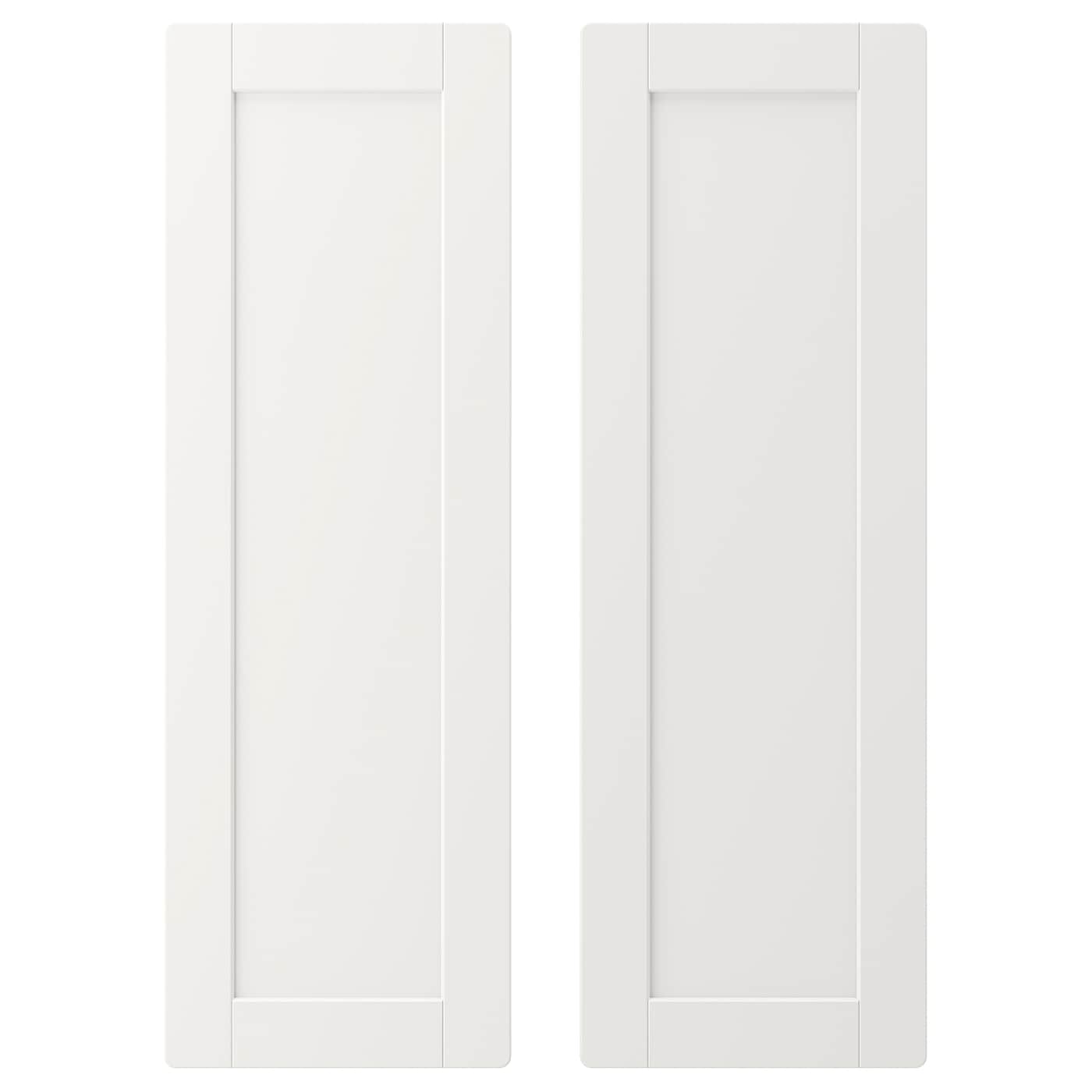 IKEA SMÅSTAD drzwi, biały/biała rama, 30x90 cm