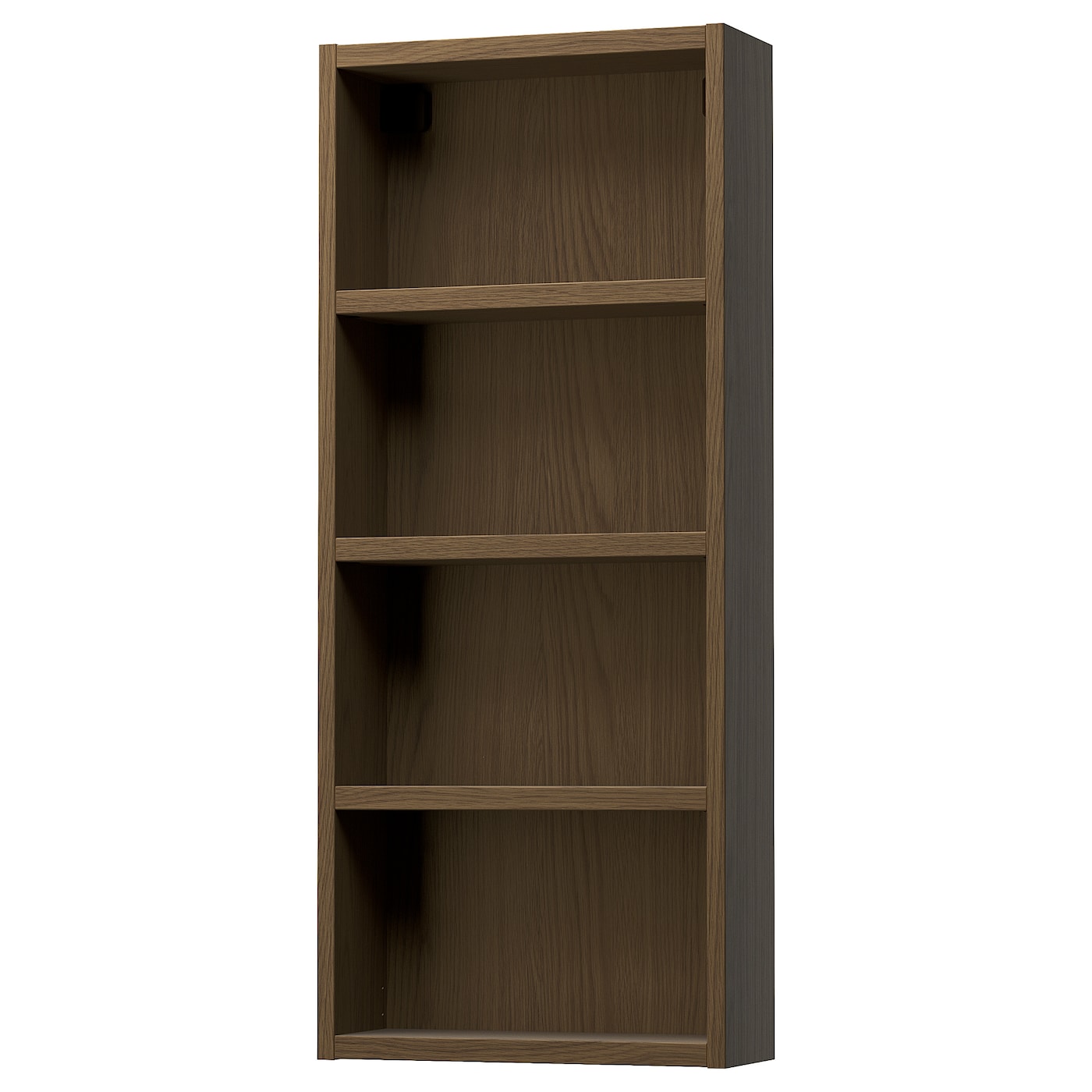 IKEA HAGAÅN otwarta szafka ścienna, brązowy imit. dębu, 40x15x95 cm