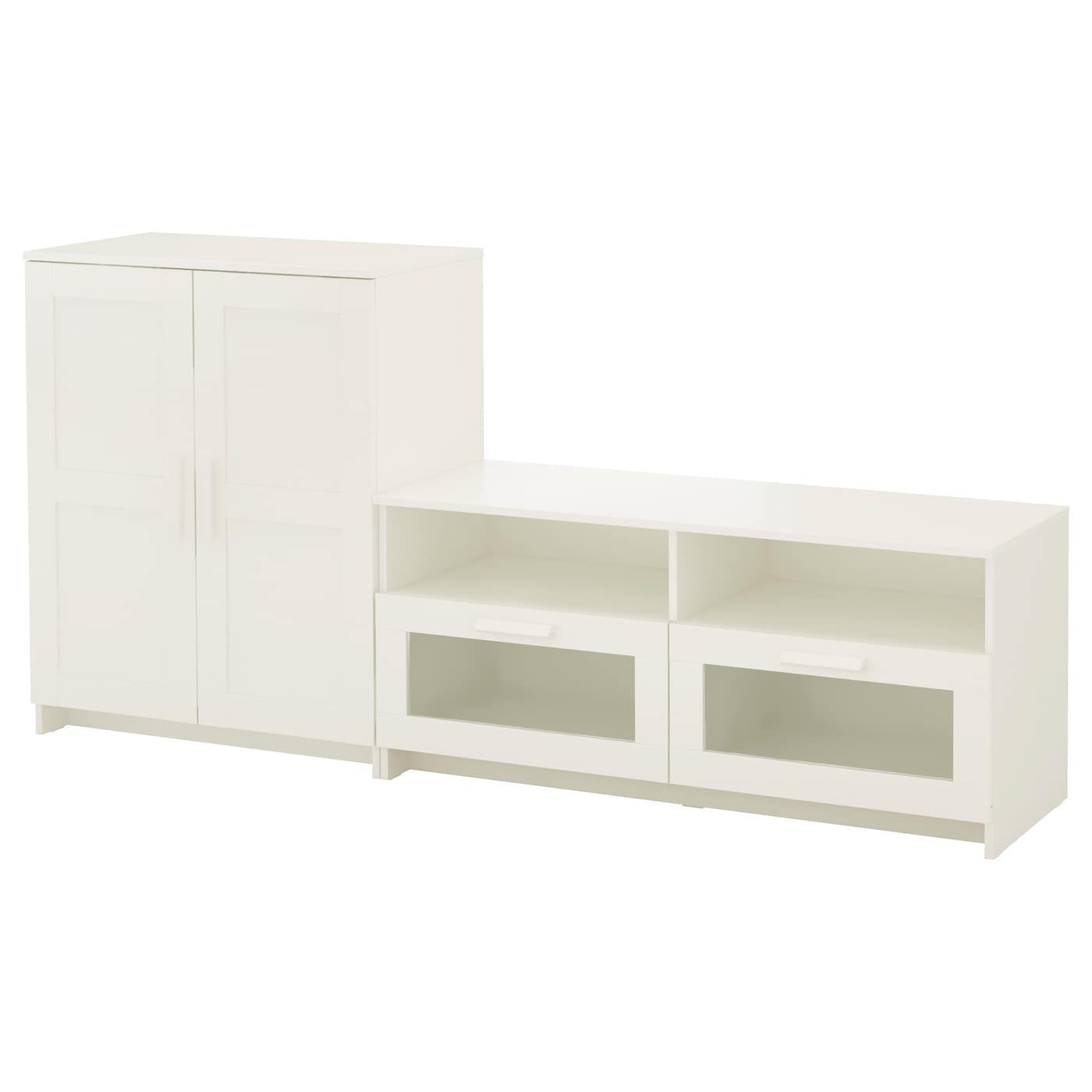 IKEA BRIMNES szafka pod TV, biały, 200x41x95 cm