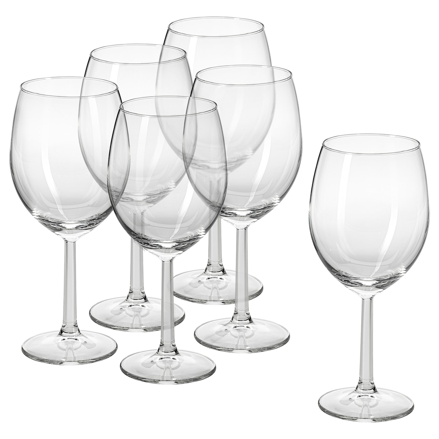 IKEA SVALKA kieliszek do wina, szkło bezbarwne, 44 cl