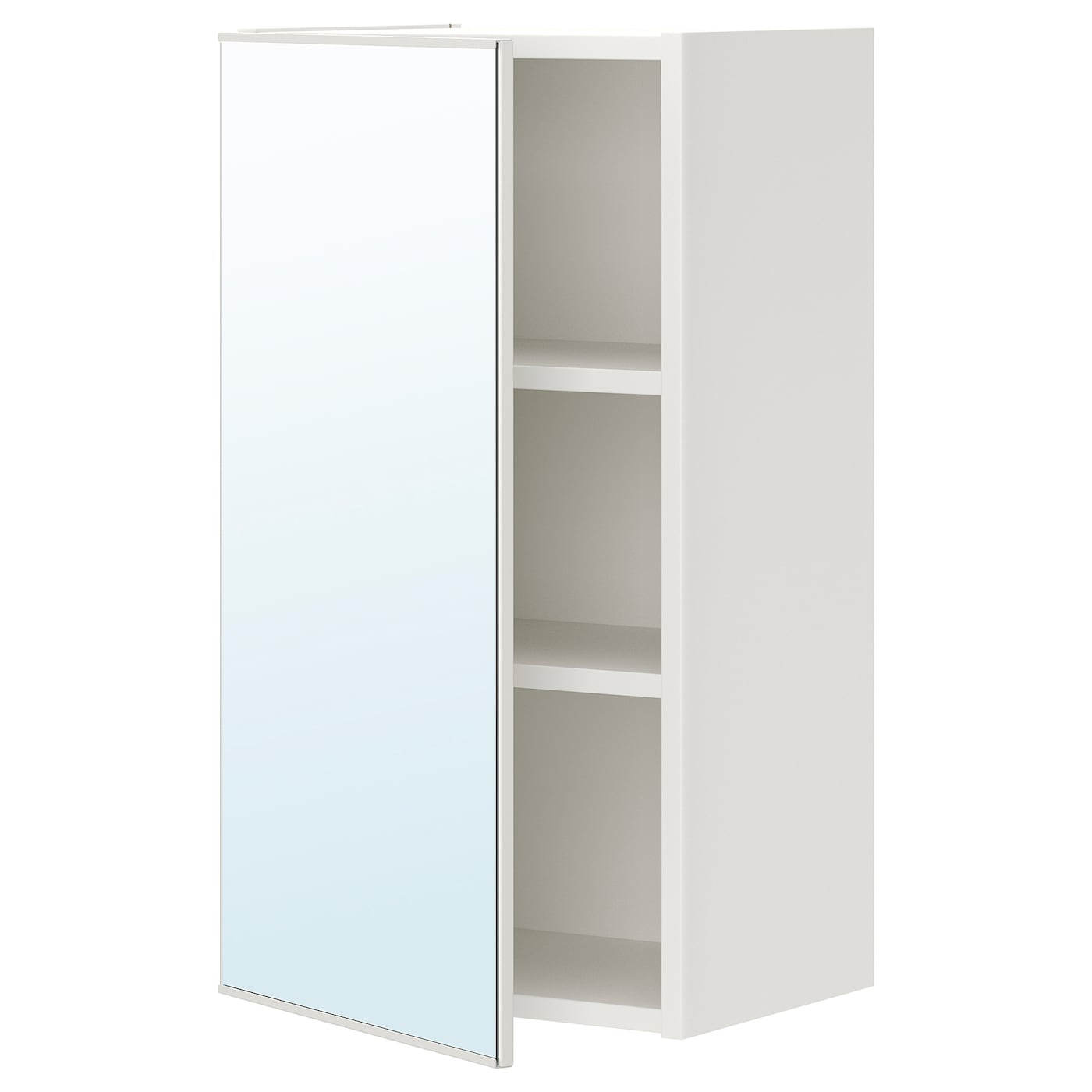 IKEA ENHET szafka z lustrem i drzwiami, biały, 40x32x75 cm