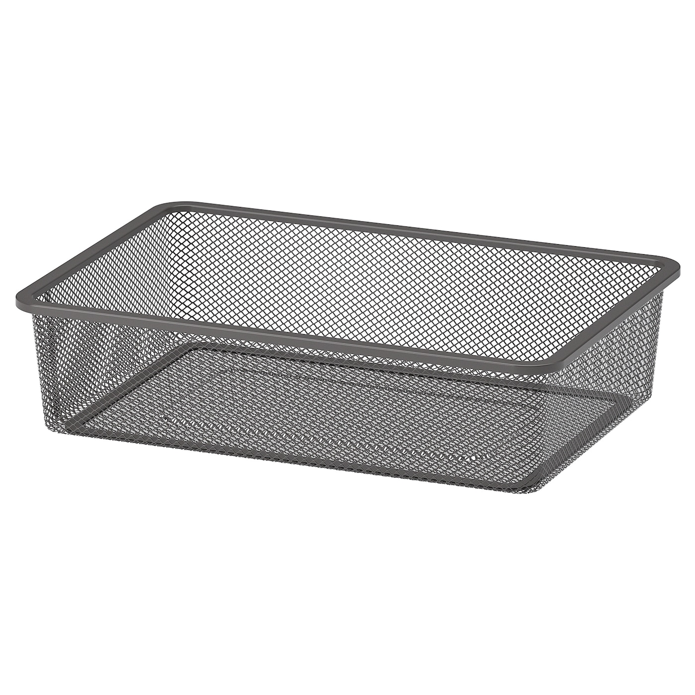 IKEA TROFAST pojemnik druciany, ciemnoszary, 42x30x10 cm