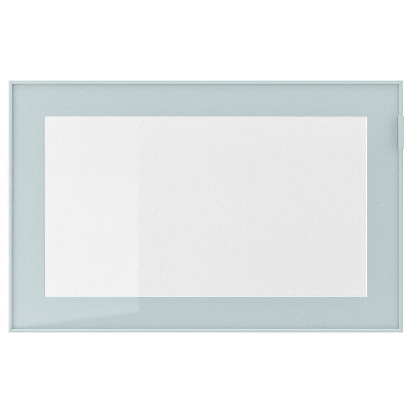 IKEA GLASSVIK drzwi szklane, jasnoszaro-niebieski/szkło bezbarwne, 60x38 cm