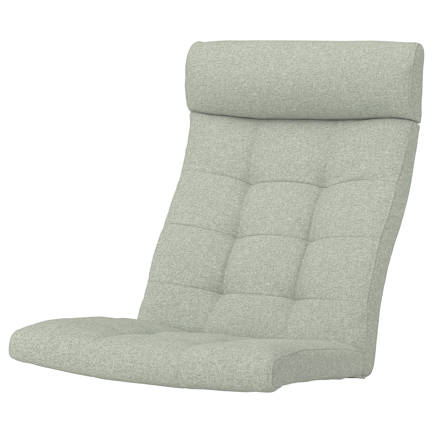IKEA POÄNG poduszka fotela, Gunnared jasnozielony, Długość: 137 cm