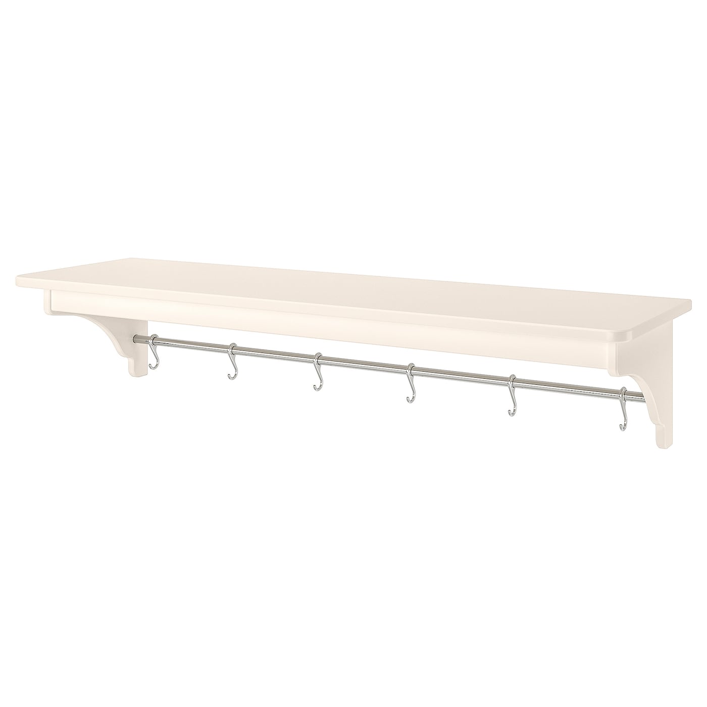 IKEA TORNVIKEN półka ścienna, kremowy, 120 cm