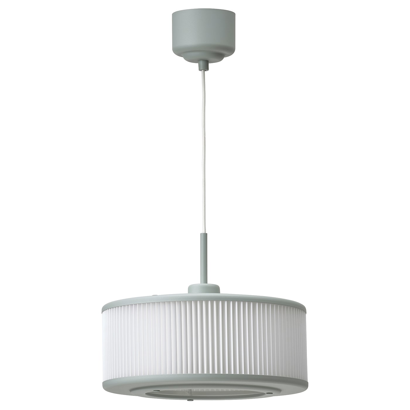 IKEA REMTÅNG lampa wisząca, szarozielony, 38 cm