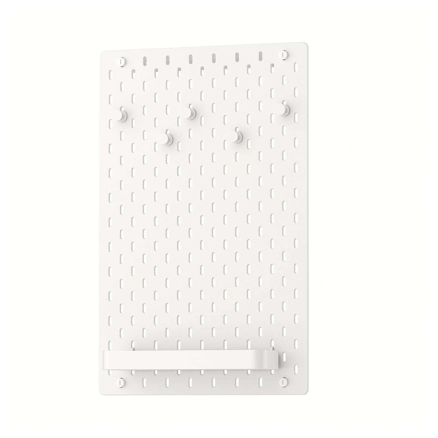 IKEA SKÅDIS tablica perforowana kombinacja, biały, 36x56 cm