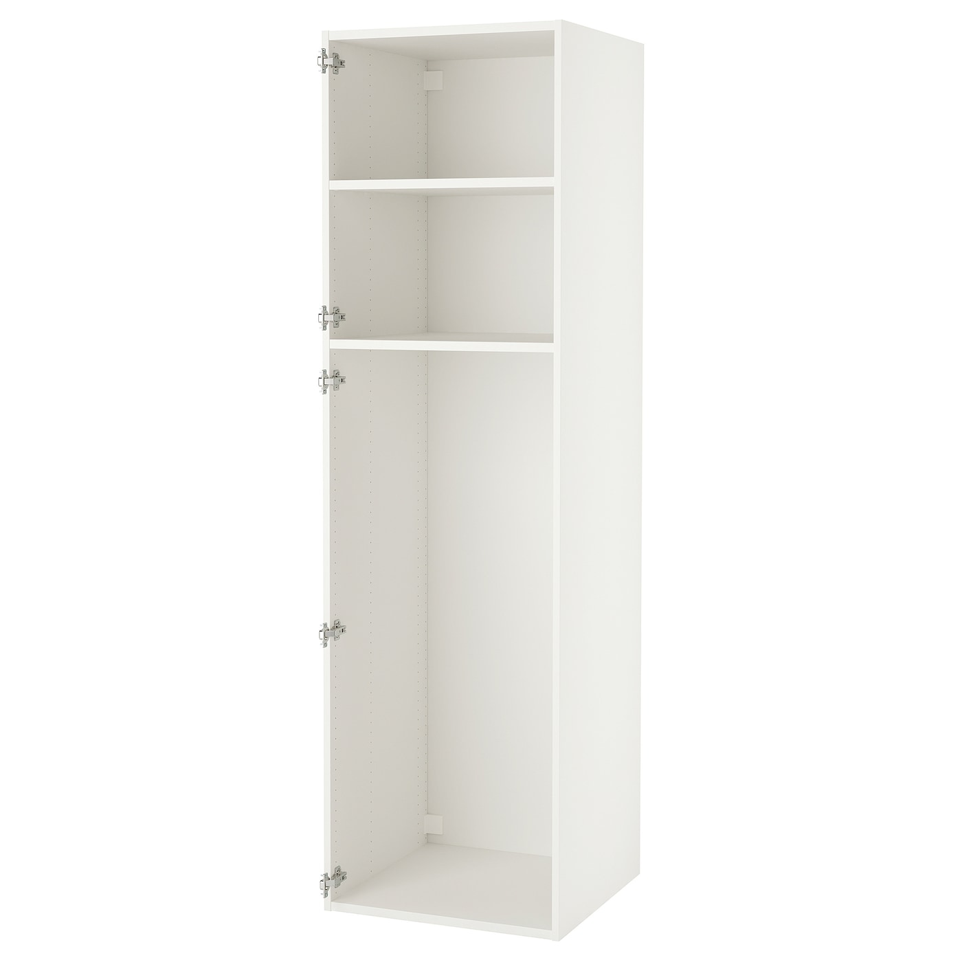 IKEA ENHET szafka wysoka 2 półki, biały, 60x210 cm