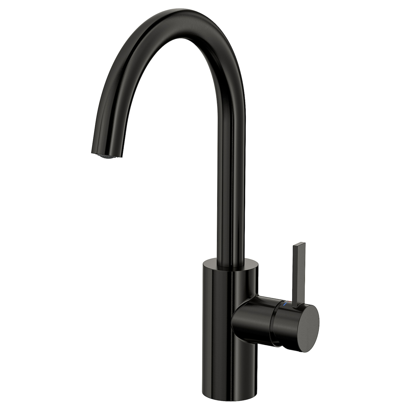 IKEA DELSJÖN bateria kuchenna, szczotkowany czarny metal, Długość: 26 cm
