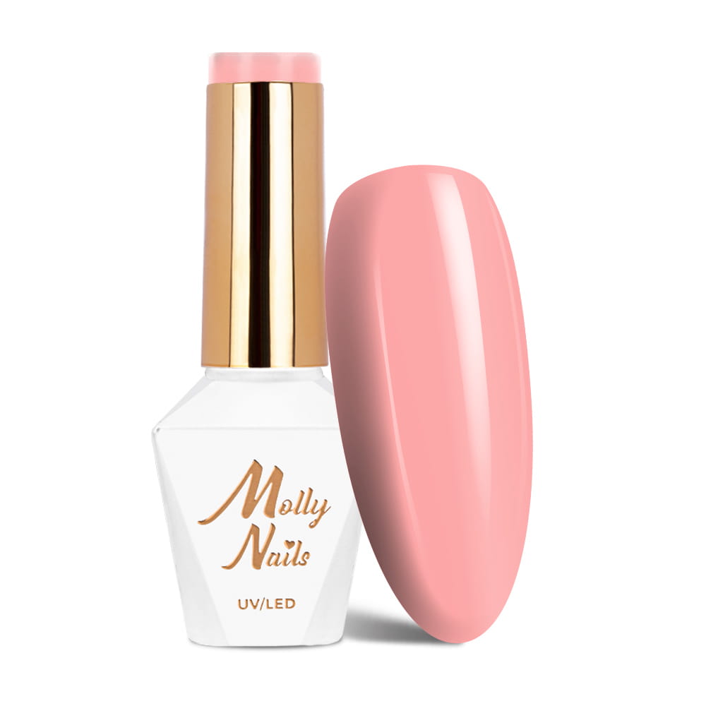 Lakier hybrydowy Molly Nails Wedding Yes, I Do Sweet Princess HEMA/Di-HEMA Free 8g Nr 25