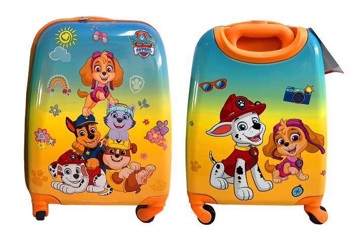 Nickelodeon Walizka podróżna na kółkach Psi Patrol-Żółta