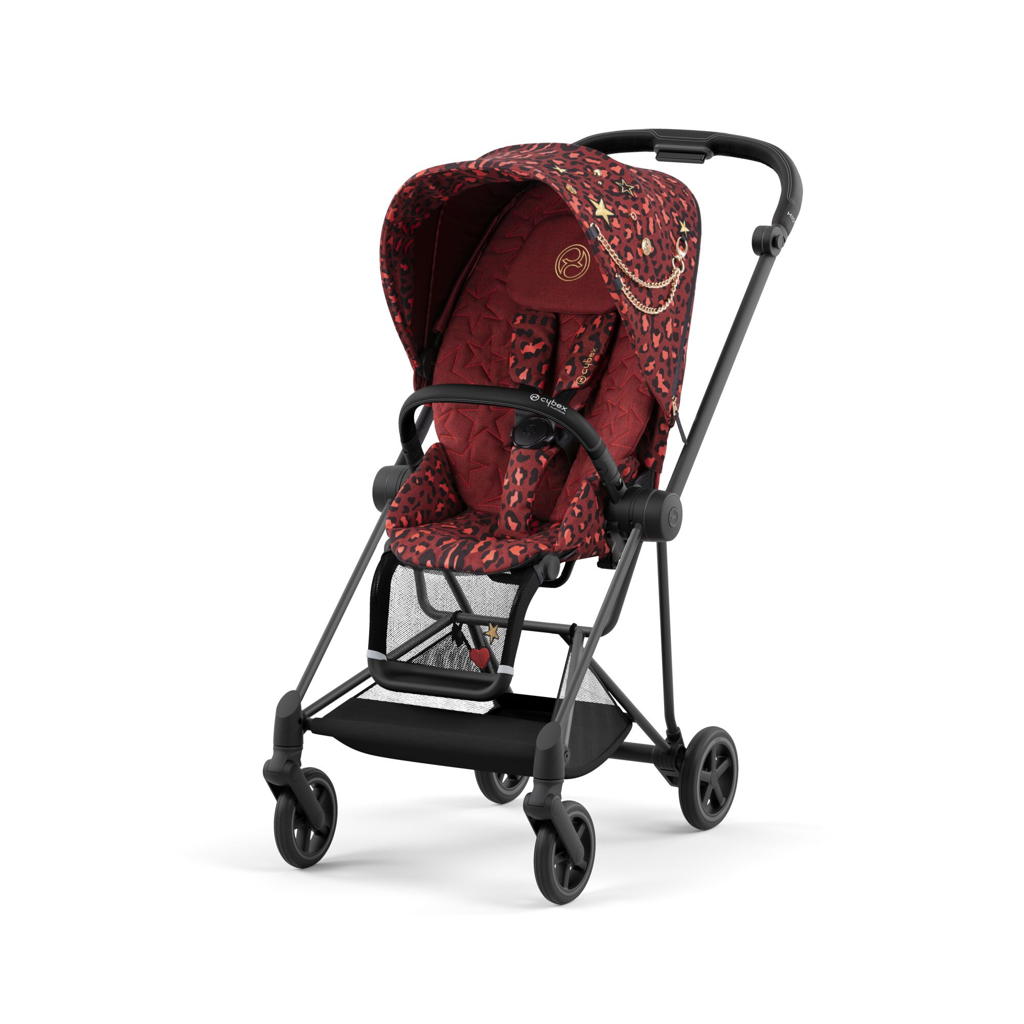 Cybex Mios 3.0 Rockstar by Alec Voelkel - wózek spacerowy-Rockstar by Alec Voelkel-Chrome z czarną rączką