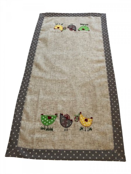Obrus Wielkanoc 60x120 85% poliester, 15% len wz. 1392